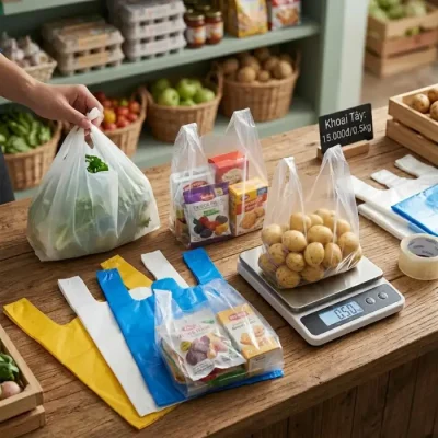Túi bóng 3kg trong suốt dai bền