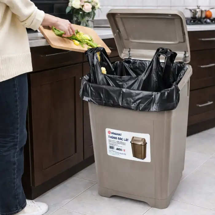 Túi bóng đen 20kg cho thùng 45l dùng cho nhà bếp Túi bóng đen 20kg cho thùng 45l dùng cho nhà bếp