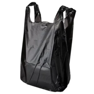 Túi bóng đen 20kg đóng gói hàng hóa, đựng hàng, túi rác có quai cho thùng 45l