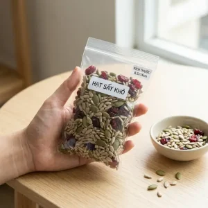 Túi zip số 4 nhỏ gọn, tiện mang theo dùng hàng ngày