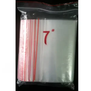 Túi zip số 7 (14x22cm), đựng quần áo, tài liệu, sản phẩm kích thước vừa