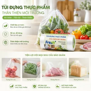 Túi đựng thực phẩm thân thiện môi trường Fresh+