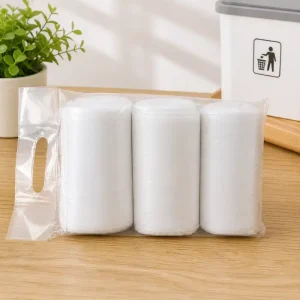 Túi rác cuộn màu trắng size 45x55cm đa dụng