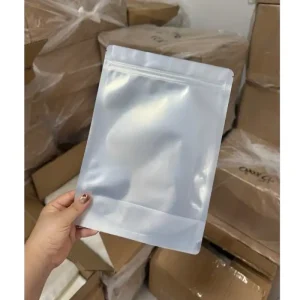 Túi zip bạc 1 mặt chống ẩm tốt, đóng gói thực phẩm chuyên nghiệp